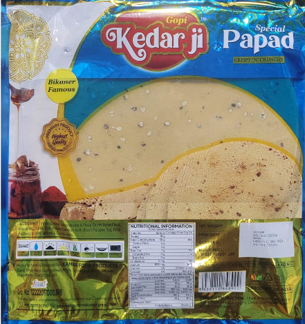 Gopi Kedarji Special Papad 